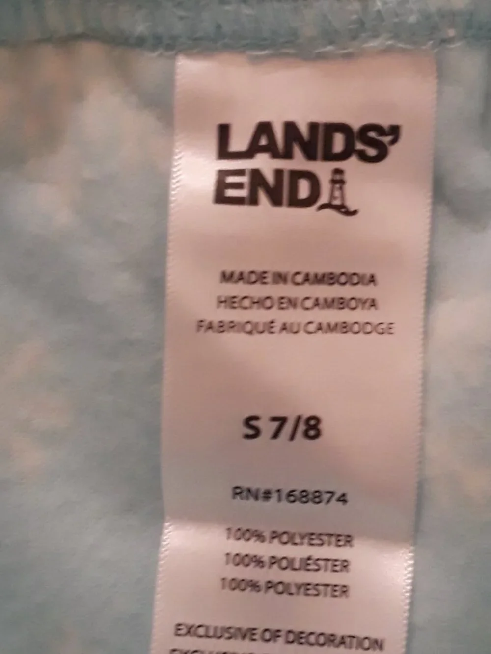 Lands End cozy brand